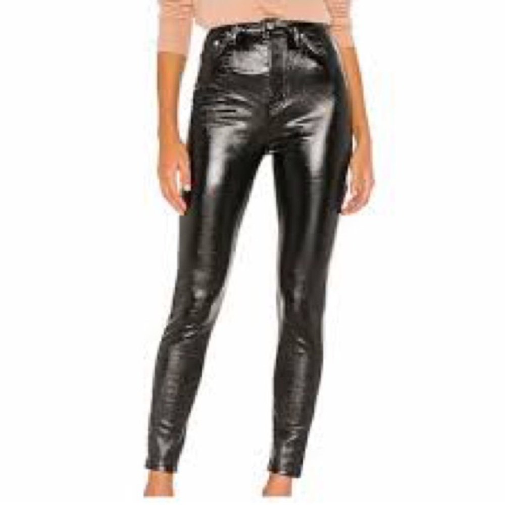 Free People Liquid Black Jeans
